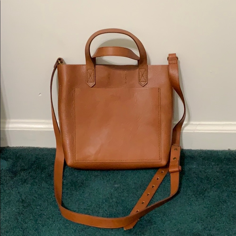 Madewell small transport tote bag